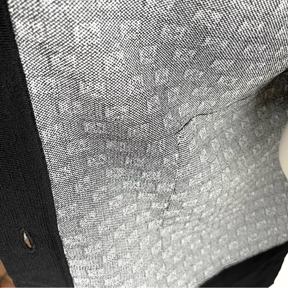 Marina Rinaldi V-Neck Mabel Cardigan black and white print size M - Picture 13 of 14